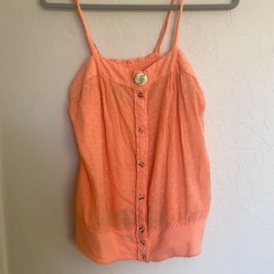 Tangerine tank top